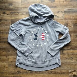 Under Armour Womens Grey Freedom Fleece Hoodie Size Medium